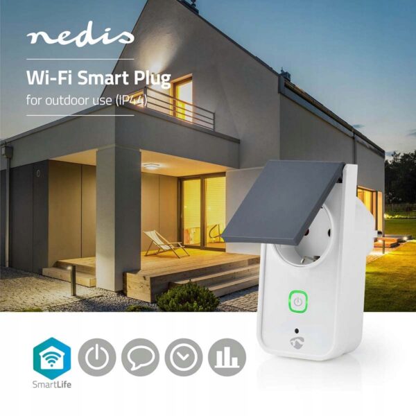 Gniazdko Smart Life Wi-fi Ip44 3680w - obrazek 4